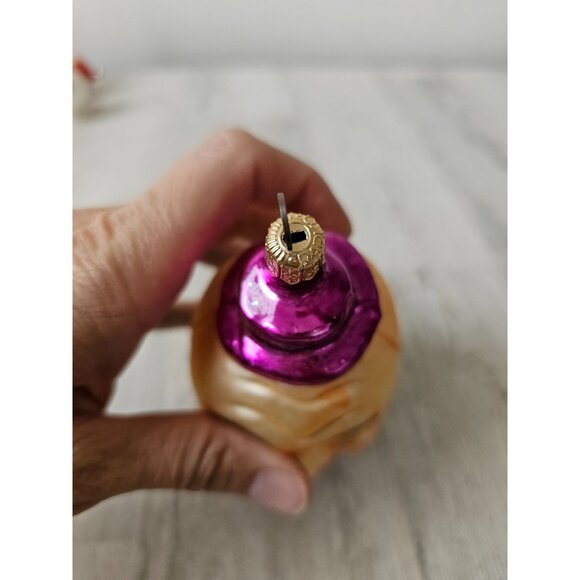 Vintage radko eggbert Humpty Dumpty fairytale ornament glass Xmas log tree - Picture 7 of 9